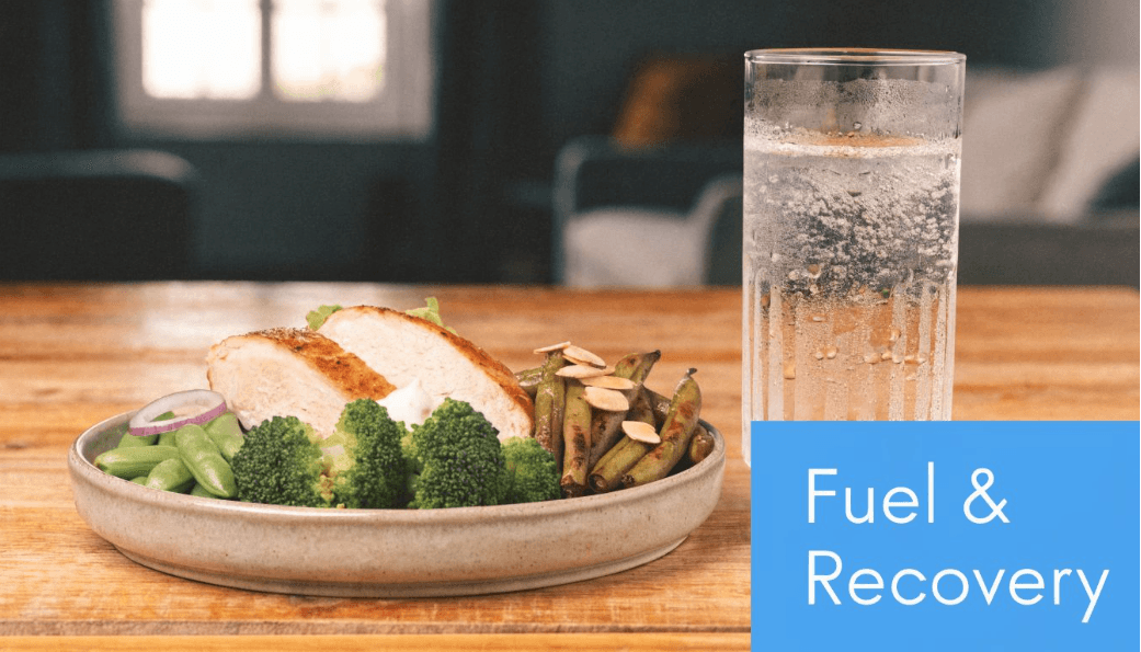 A healthy high-protein meal for muscle building